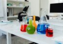 laboratory equipment on table
