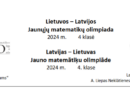 Lieliski panākumi Latvijas – Lietuvas Jauno matemātiķu olimpiādē