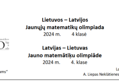 Lieliski panākumi Latvijas – Lietuvas Jauno matemātiķu olimpiādē
