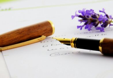 brass black brown fountain pen