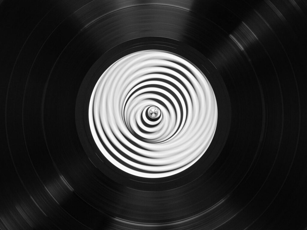 close up photo of a vinyl record