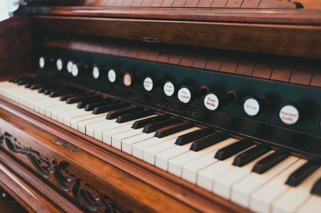 close up shot of a piano